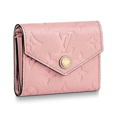 louis vuitton zoé wallet pink